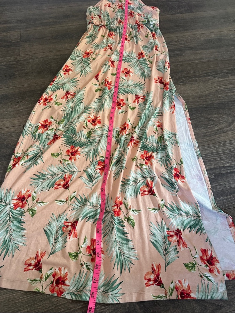 Forever 21 Pink Tropical Floral Maxi Dress - Picture 5 of 8